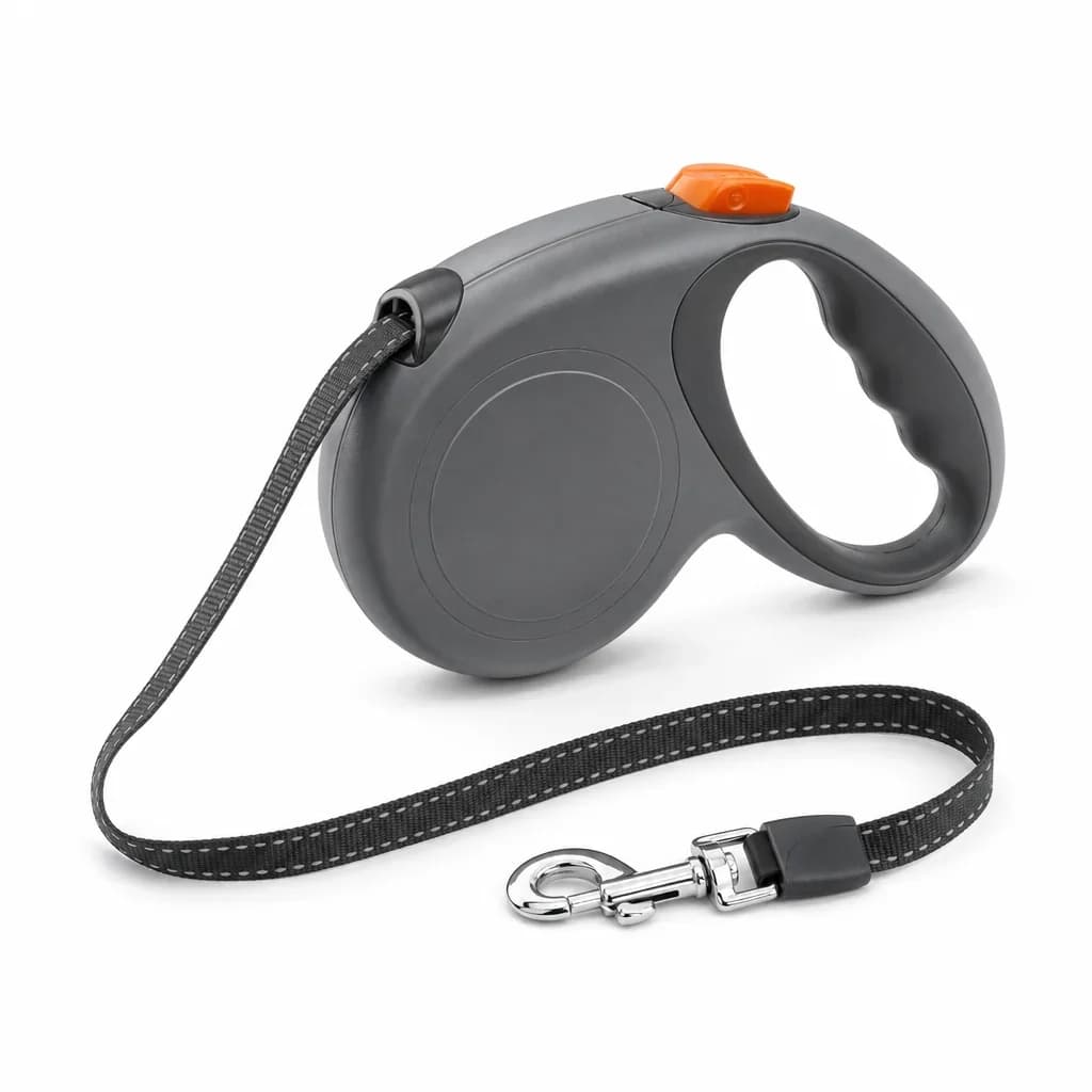 Retractable Dog Leash 5 m with One-Button Brake