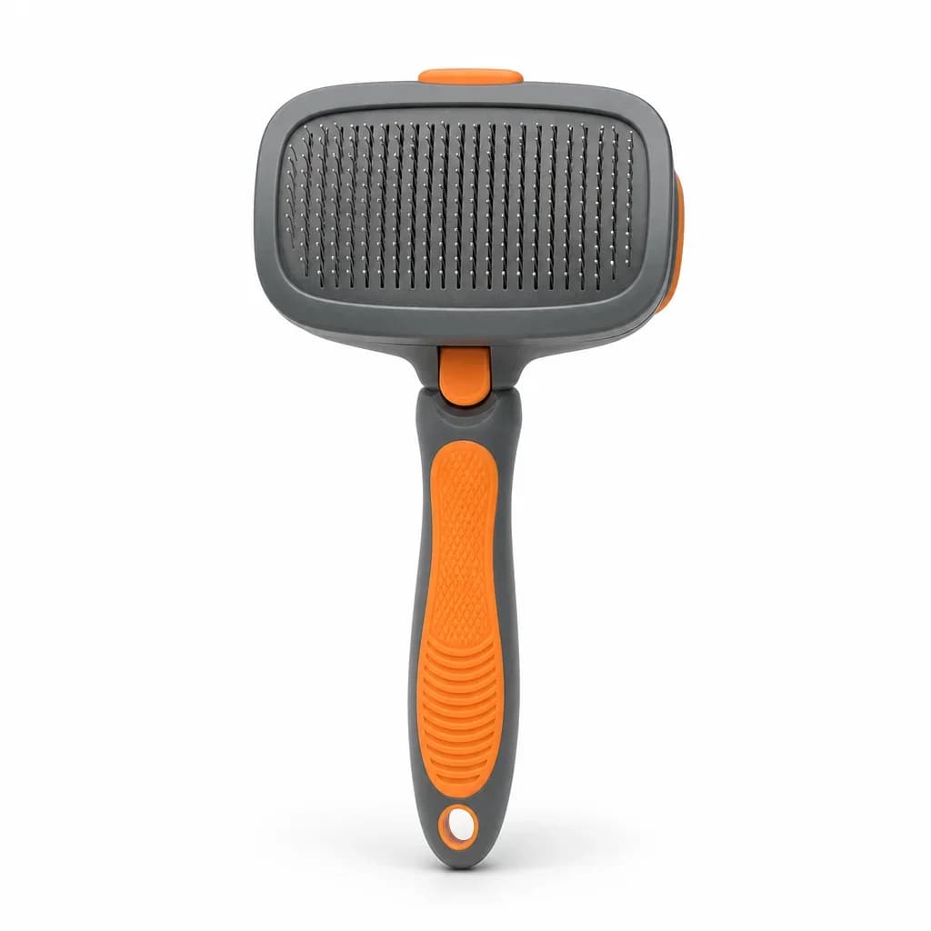 Self-Cleaning Slicker Brush for Dogs and Cats