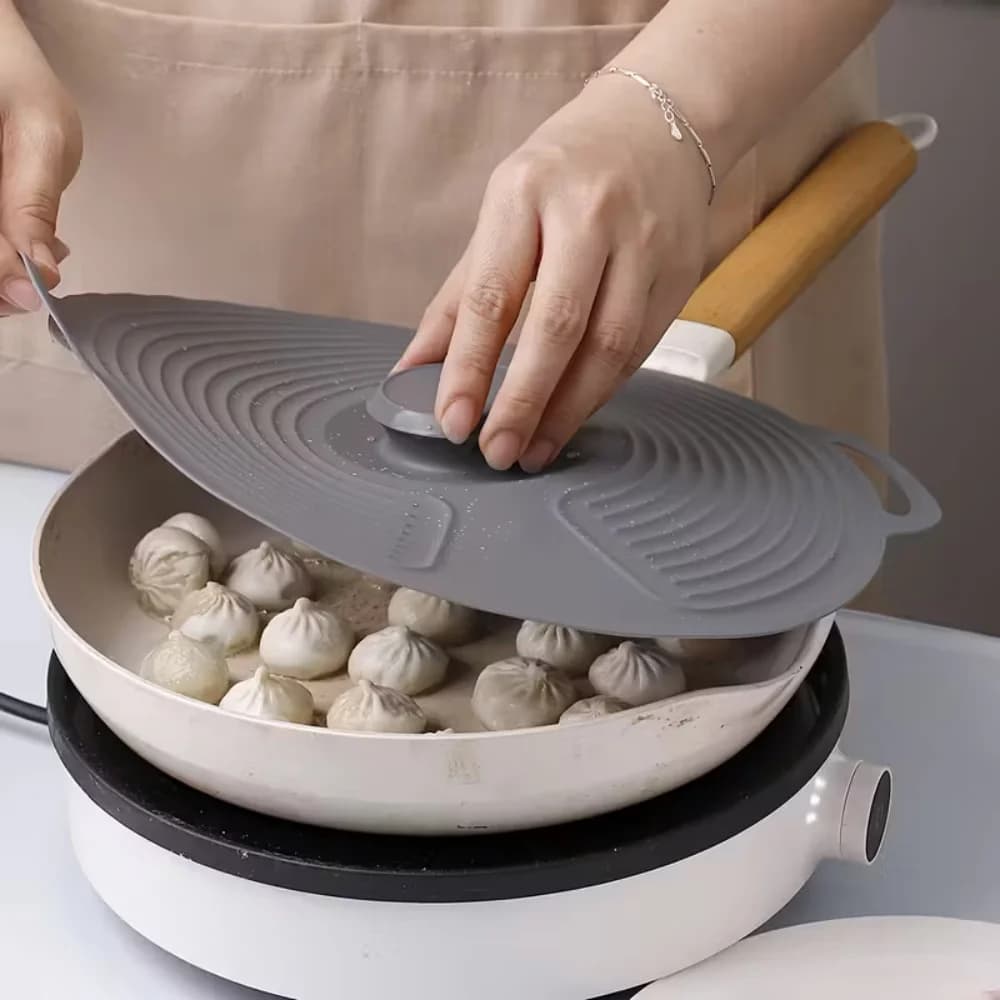 Silicone Bowl Lids, Microwave Splash Lids, Reusable Heat-Resistant Lids, Suitable for Bowls, Plates, Pots, Pans, Stove tops, Ove