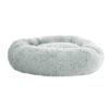 Large Dog Cat Pet Bed 90cm Washable Non Slip Light Grey Comfort Sleep