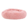 Large Pet Bed Washable Non Slip Pink 90cm for Dogs Cats ≤25kg