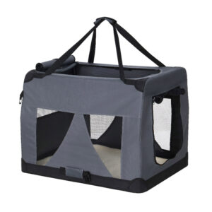 Pet Carrier XL Soft Crate 82x58CM Foldable Portable Dog Cat Travel Car Safe
