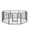 Dog Exercise Playpen 8 Panel Metal Fence Cage 80x80cm with Door and Locks