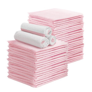 Pet Training Pads 400 Pack 60x60cm Super Absorbent Leak Proof Pink Puppy Pee