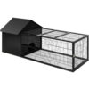 Rabbit Hutch Cage 162cm Large Indoor Outdoor Guinea Pig Metal Enclosure