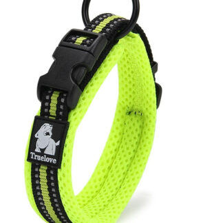 Heavy Duty Reflective Collar Neon Yellow XS