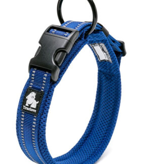 Heavy Duty Reflective Collar Blue M