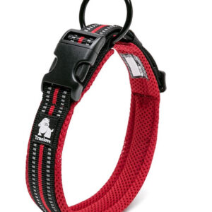 Heavy Duty Reflective Collar Red L