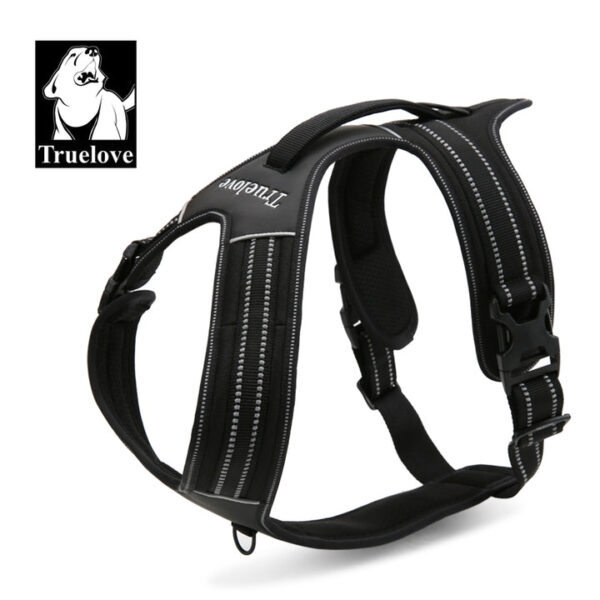 Reflective Heavy Duty Harness Black XL