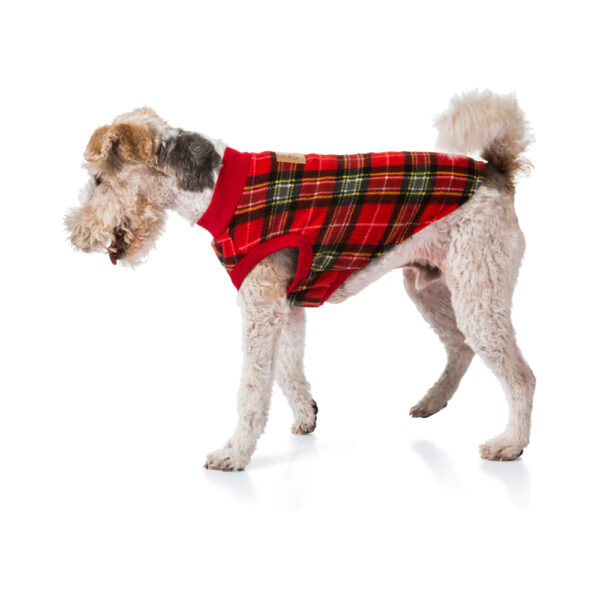 Red Tartan Dog Pyjamas 45cm