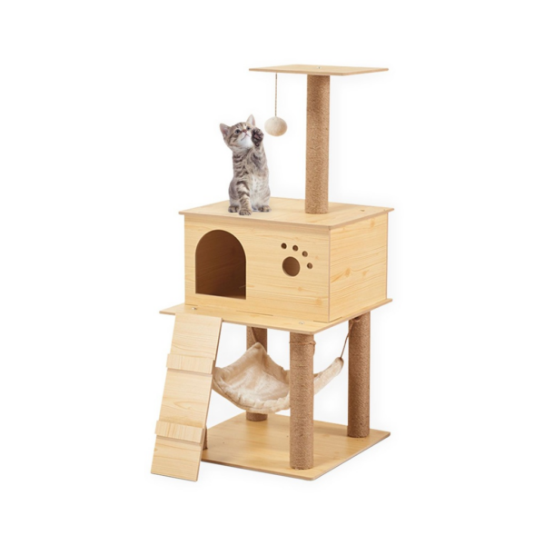 130cm Wooden Cat Tree FI-CT-155-BJ