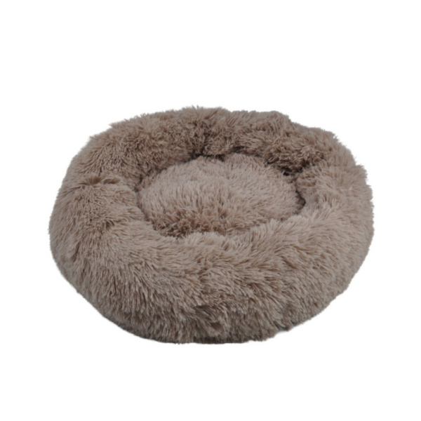 XL 100CM Round Pet Bed (Brown)