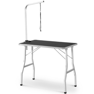 Pet Grooming Table 90cm Single Pole (Black) FI-GT-100-LZ