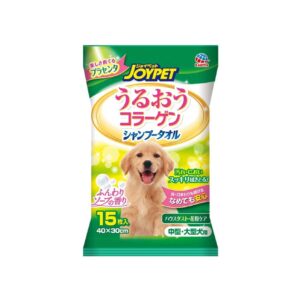 [6-PACK]  Japan Pet Wipes Shampoo Towels for Medium and Large Dogs 15 Sheets