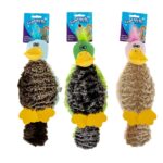 Chompers- Animals Plush dog toys with squeaker Bird 37CM -(1pc Random Colour)