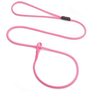 Mendota Show Loop Leash/Leash Lightweight HOT PINK