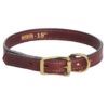 Mendota Leather Narrow width Dog Collar 3/4" X 14"