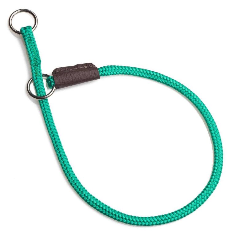 Mendota Products Fine Show Slip Collar 20in (51cm) - Made in the USA - Kelly Green