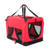 Red Portable Soft Dog Cage Crate Carrier L