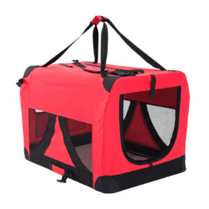 Red Portable Soft Dog Cage Crate Carrier XL