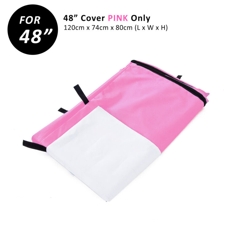 Pink Cage Cover Enclosure for Wire Dog Cage Crate 48in