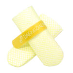 28pc M Yellow Dog Shoes Waterproof Disposable Boots Anti-Slip Socks