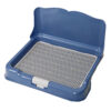 Blue Dog Pet Potty Tray Training Toilet Detachable Wall T2