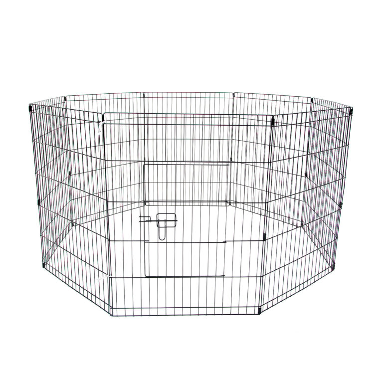 Pet Playpen 8 Panel 30in Foldable Dog Exercise Enclosure Fence Cage