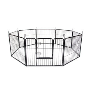 Pet Playpen Heavy Duty 31in 8 Panel Foldable Dog Exercise Enclosure Fence Cage