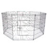 Pet Playpen 8 Panel 36in Foldable Dog Exercise Enclosure Fence Cage