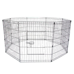 Pet Playpen 8 Panel 36in Foldable Dog Exercise Enclosure Fence Cage