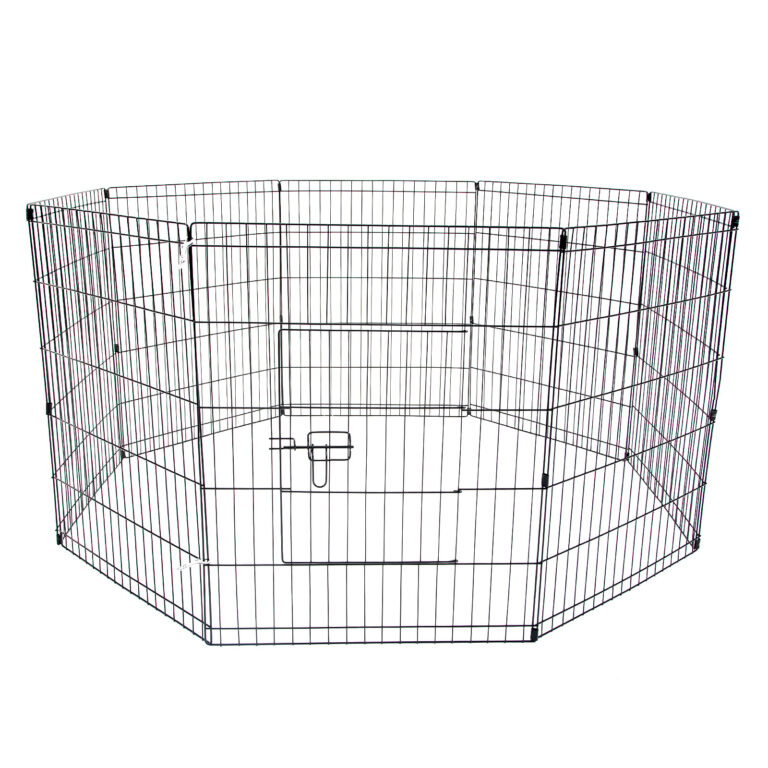 Pet Playpen 8 Panel 36in Foldable Dog Exercise Enclosure Fence Cage