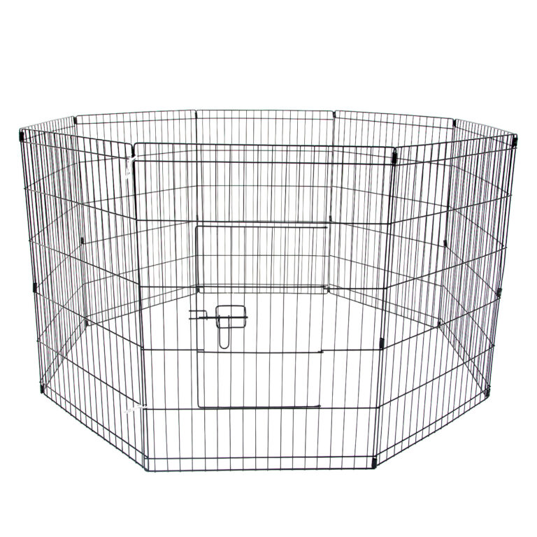 Pet Playpen 8 Panel 42in Foldable Dog Exercise Enclosure Fence Cage