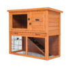 92 x 45 x 82cm Rabbit Hutch Chicken Coop 2 Storey Cage Run