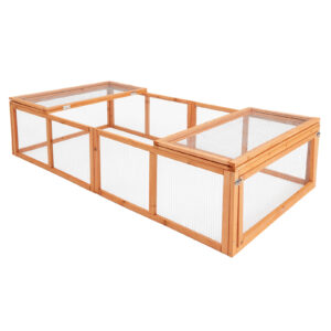 180 x 90 x 48cm Chicken Coop Run Extension Rabbit Hutch Cage