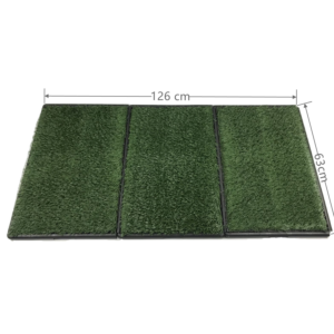 Indoor Dog Puppy Toilet Grass Potty Training Mat Loo Pad 126 x 63 cm