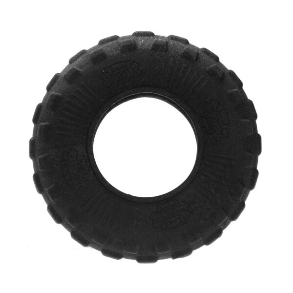 2 x Medium Dog Puppy Terrain Rubber Tyre Toy Dental Hygiene Chew Play Toy