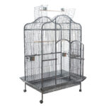 XL Bird Cage Pet Parrot Aviary with Perch & Feeder