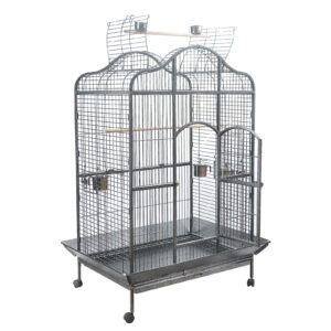 XL Bird Cage Pet Parrot Aviary with Perch & Feeder