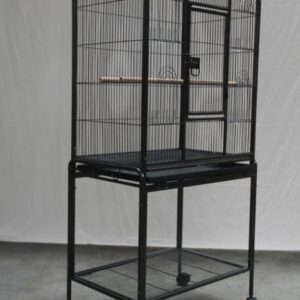 135cm Bird Cage Parrot Aviary Pet Stand-alone Budgie Perch Castor Wheels