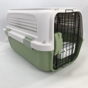 Small Dog Cat Rabbit Crate Pet Kitten Carrier Parrot Cage Green