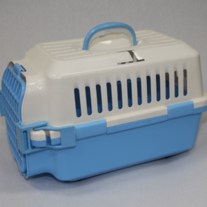 Small Dog Cat Crate Pet Carrier Rabbit Guinea Pig Cage With Tray-Blue