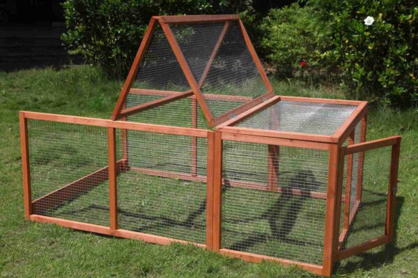 Large Chicken Coop Run Guinea Pig Cage Villa Extension Rabbit Hutch House Pen