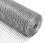 1 x 2M Galvanised Wire Garden Mesh Pet Chicken Coop Fencing Bird Netting Mesh