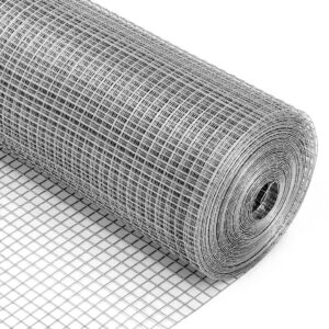 1 x 2M Galvanised Wire Garden Mesh Pet Chicken Coop Fencing Bird Netting Mesh