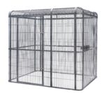 XXXXL Walk-in Bird Cat Dog Cage Pet Parrot Aviary  Perch Castor Wheel 219x158x203cm With Green Cover