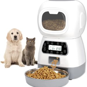 3.5L Visible Automatic Digital Pet Dog Cat Feeder Food Bowl Dispenser