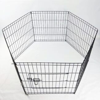 6 Panel Dog Cat Exercise Playpen Puppy Enclosure Rabbit Fence