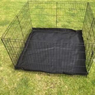 30' Dog Rabbit Playpen Exercise Puppy Enclosure Fence With Canvas Floor