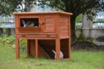 Double Storey Rabbit Hutch Guinea Pig Cage   Ferret cage W Pull Out Tray